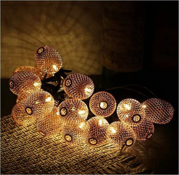 Battery Powered Christmas Led light string  products outdoor decorations waterproof lamp solar energy LED string lights