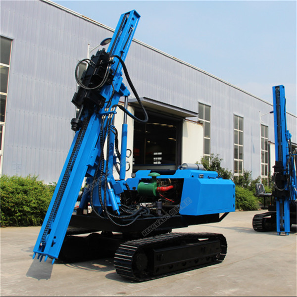 Engineering construction Crawler Rotary Solar pile driver