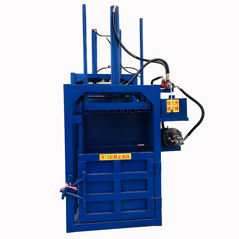 High quality Waste carton paper /cardboard press machine/ hydraulic plastic bottle baler machine
