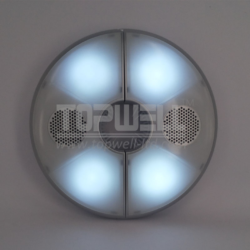 Outdoor Sun Beach Umbrella LED Light Wireless portable speaker blue tooth