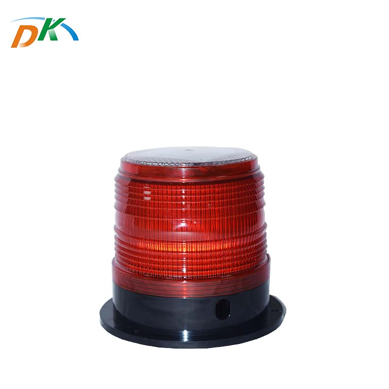 DK LED Waterproof LED Flashing Solar Powered Aviation Obstruction Warnming Light