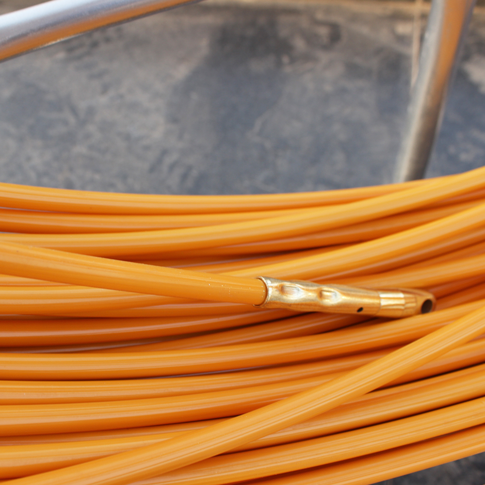 Newest Cable pushing rod fiberglass Traceable duct rodders