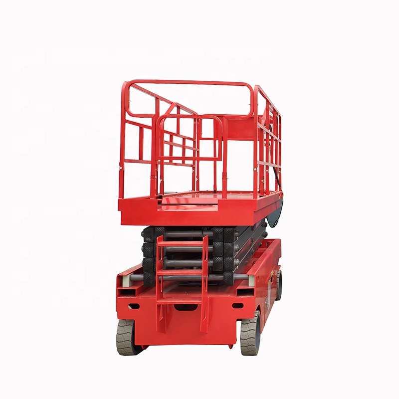 Aluminum hydraulic scissor car lift table