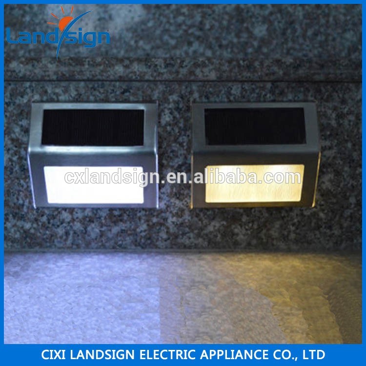 Hot sales Solar Powered number lights XLTD-910 Stainless Steel Panel Road Street Lamp 2 LED House Address Wall Number Light