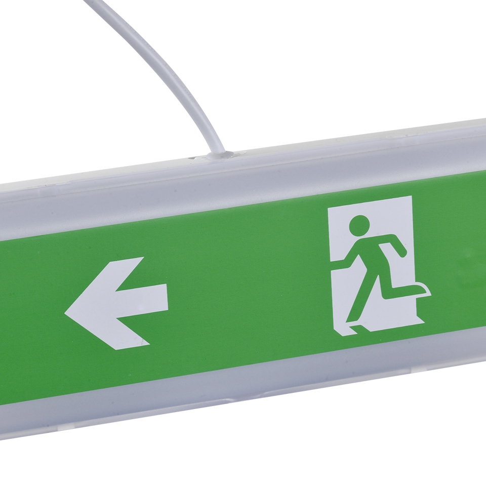 led emergency exit box with rechargeable for emergency