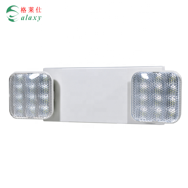 2x2W LED Light Source Portable Dimmable Double Head Emergency Light