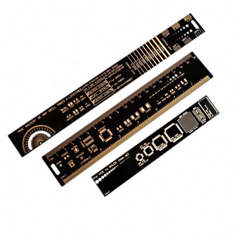 15cm 20cm 25cm Multifunctional PCB Ruler Measuring Tool Resistor Capacitor Chip IC SMD Diode Transistor Package 180 Degrees