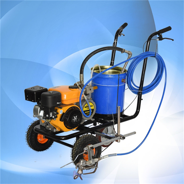 Thermoplastic road paint marking removal machine for road