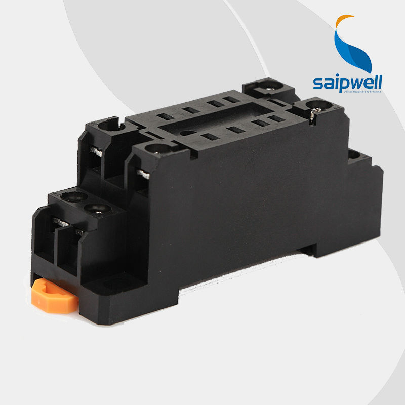 SAIP/SAIPWELL New Product 240V Industrial Relay Base Micro Relay Socket Manufactures