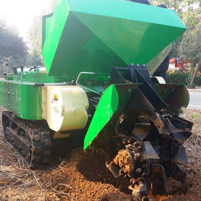 With1 year warranty advanced self powered mini chain type digging  trencher