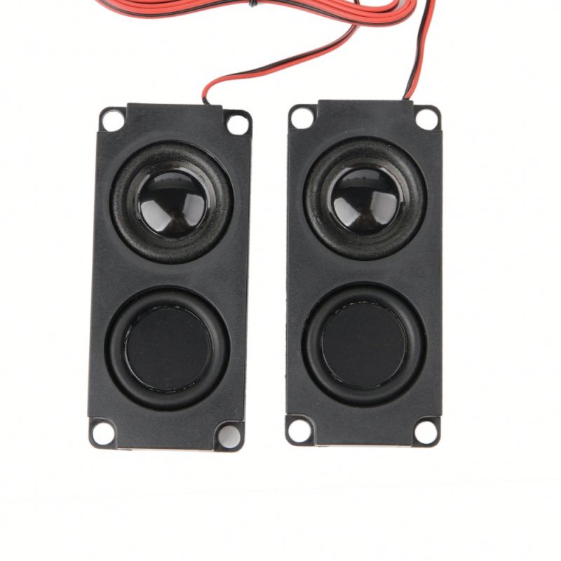 2Pcs Audio Speakers 10045 LED TV Speaker 8Ohm 5W Double diaphragm Speaker Bass 10045