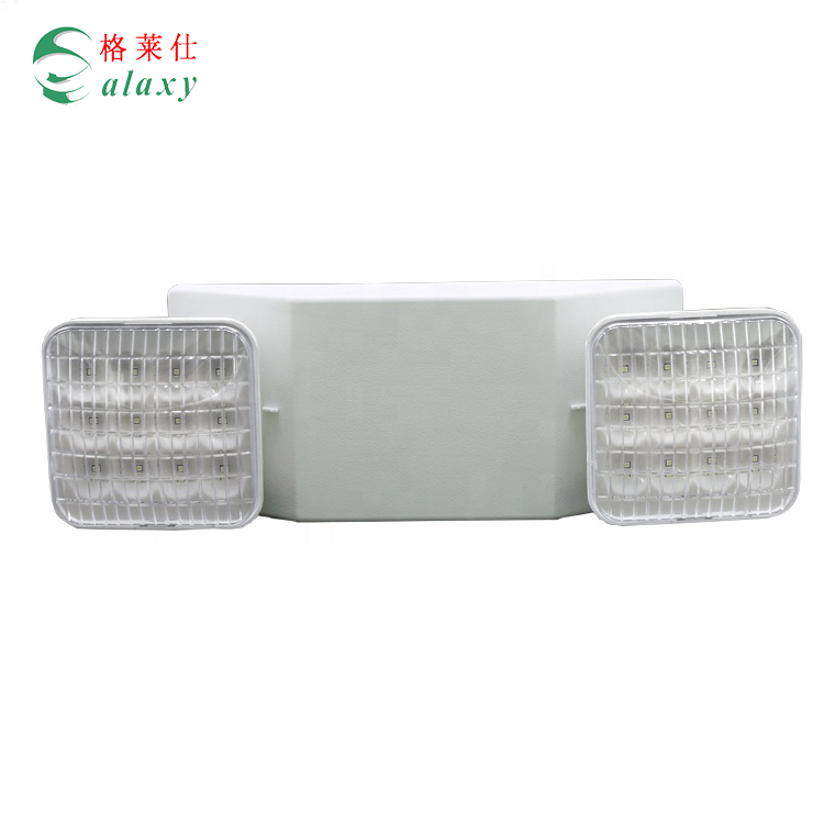 Wall mounted hotel rechargeable double head exit LED emergency light