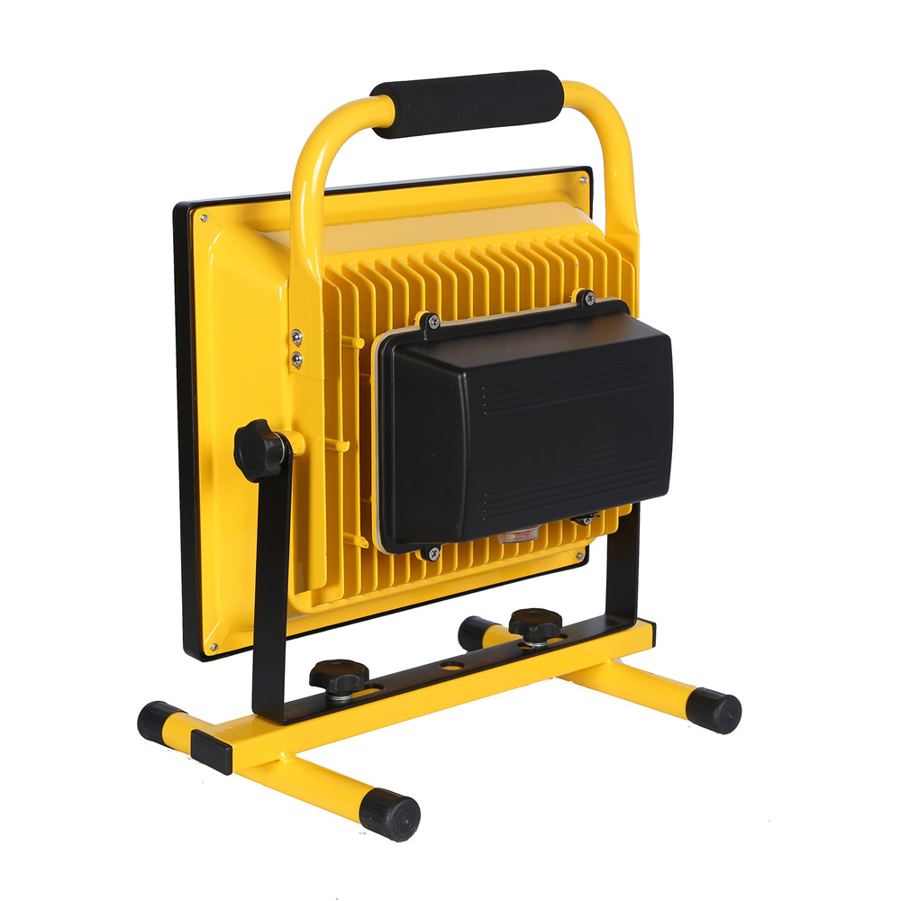 50W COB LED Spotlights Work Lights Outdoor Camping Lights Rechargeable Lithium Batteries