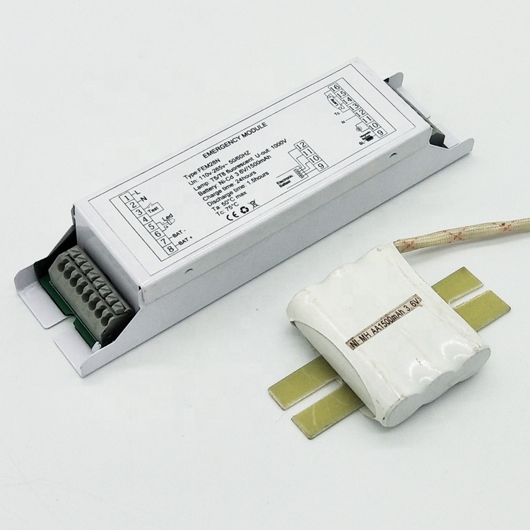 T5 t8 fluorescent light fixtures with battery backup