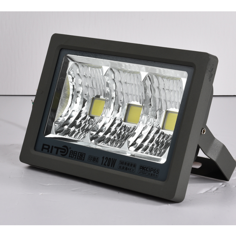 High Lumen Outdoor IP65 Waterproof Die-Cast Aluminum COB Lighting 120W Led Flood Light