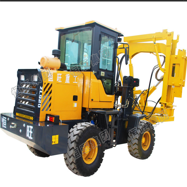 Highway guardrail pile driver for Traffic Crash Barrier