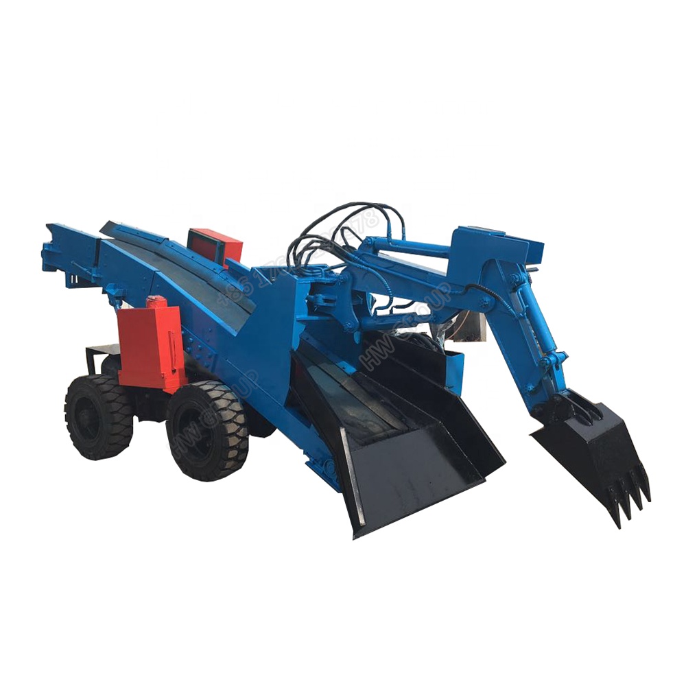 diesel engine powered underground tunnel muck loader