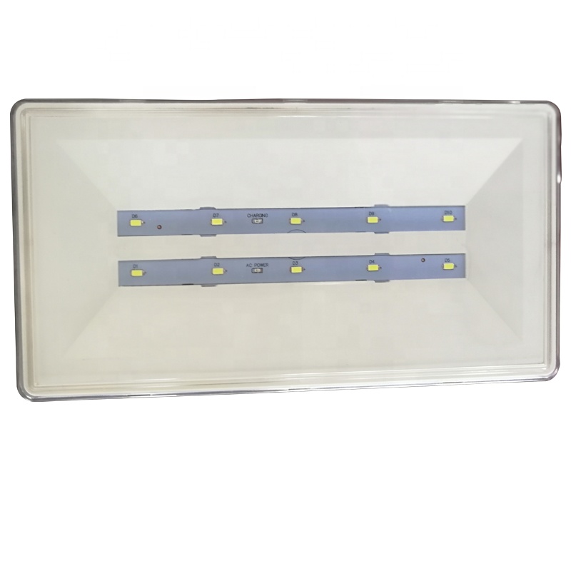 Led Bulkhead Battery Backup Emergency Light Exit sign