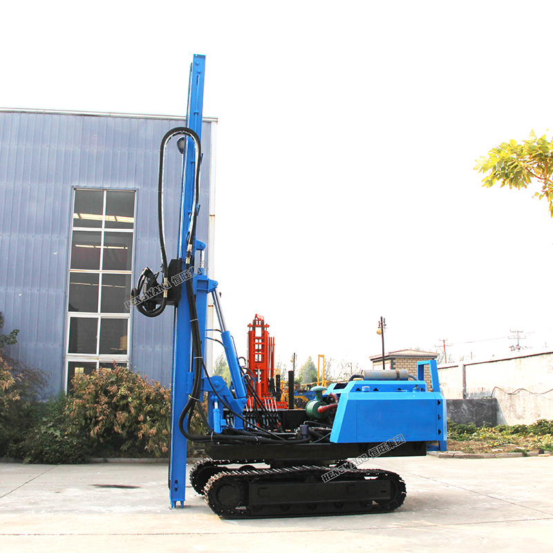 Hydraulic small static portable pile driver
