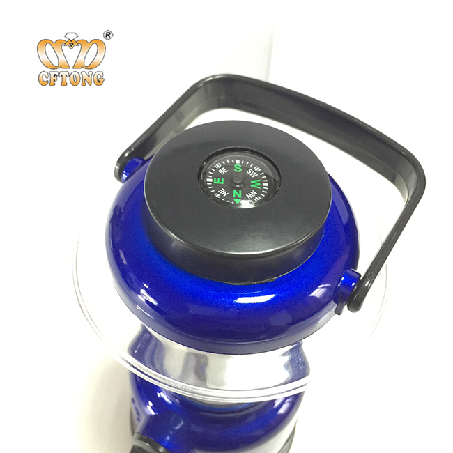12 LED dimmer with compass led portable lantern lamp