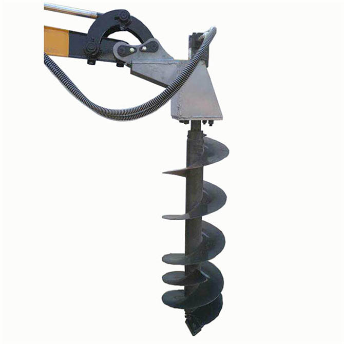 Engineering model HD200 wheel tractor hole digger and garden