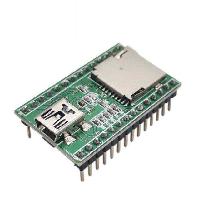 Q6500-28P Voice Module MP3 Module One To One 5 Road Independent Control Serial Control