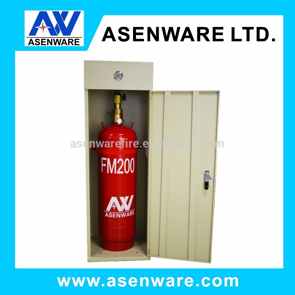 Complete set cabinet fm 200 clean agent gas fire suppression system