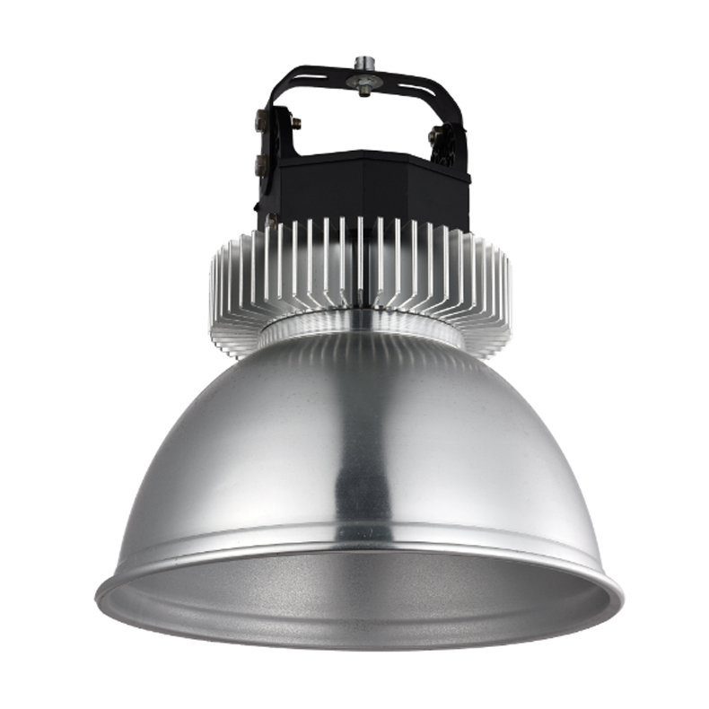 Die-cast Aluminum led round high bay lamp 100w led high bay light