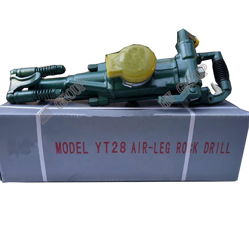 used pneumatic yt28 air leg rock drill for sale