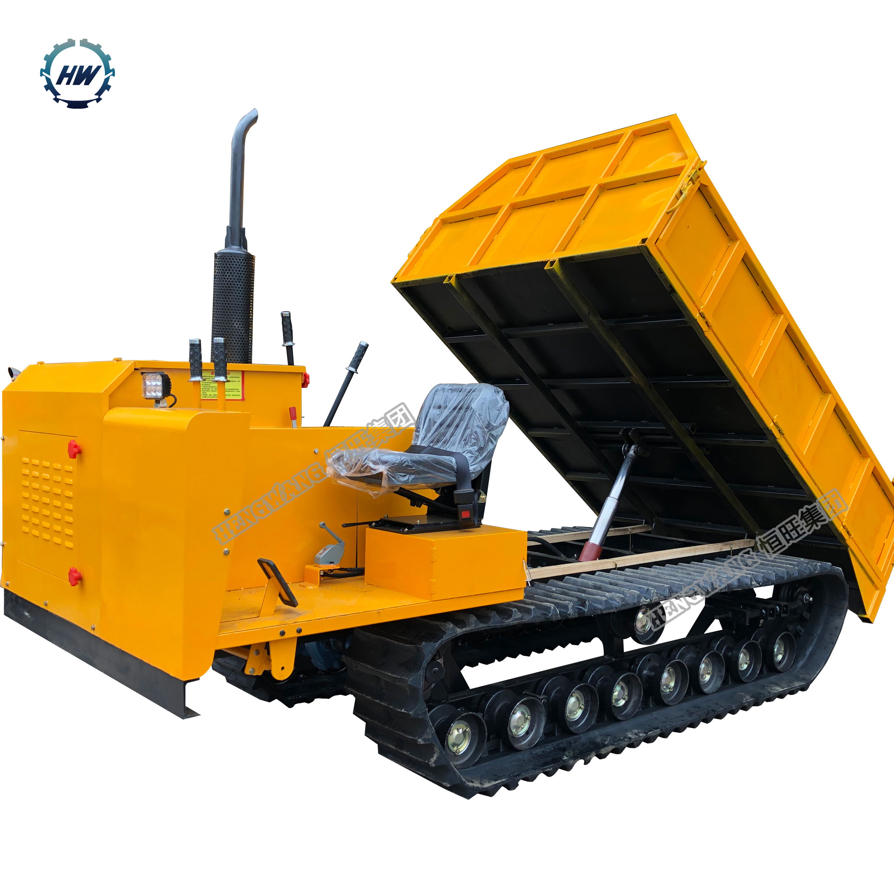 5 years warranty Mine/agriculture/garden mini crawler dump truck