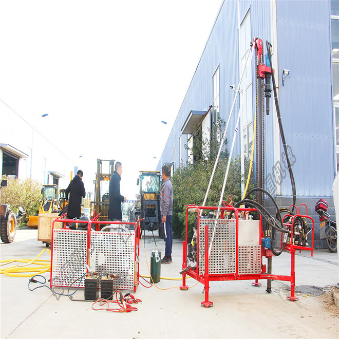 China Pneumatic man Portable Drilling Rig machine