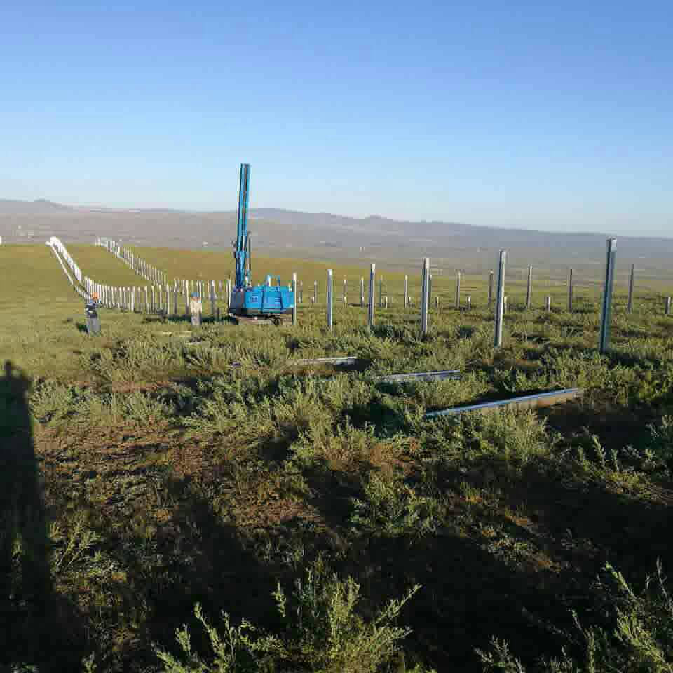 Hydraulic press diesel hammer pile driver machine