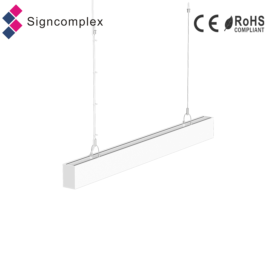 Modern, stylish led linear lamps, decorative pendant lights