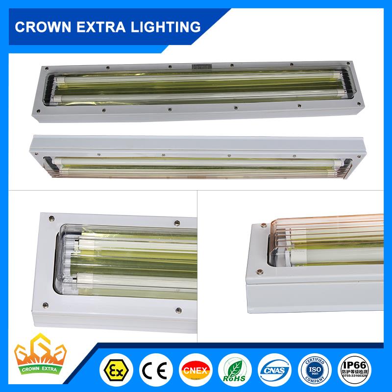 T8 explosion proof fluorescent light fixtures LED tubes