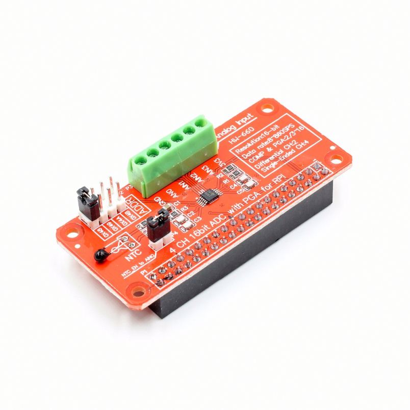 16 Bits I2C ADS1115 Module ADC 4 Channel for Pi 3/2 Model B/B+