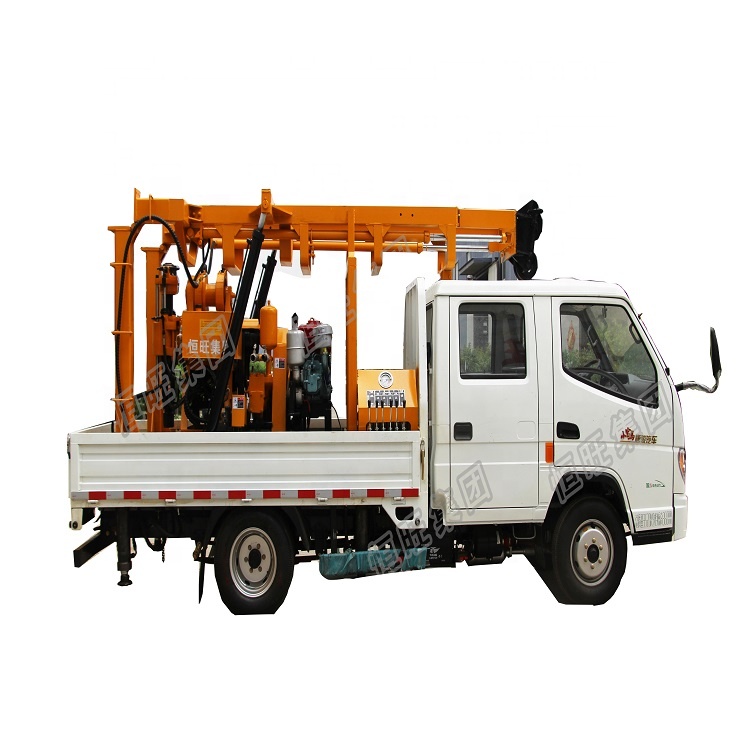 Hydraulic water well drilling rig machine