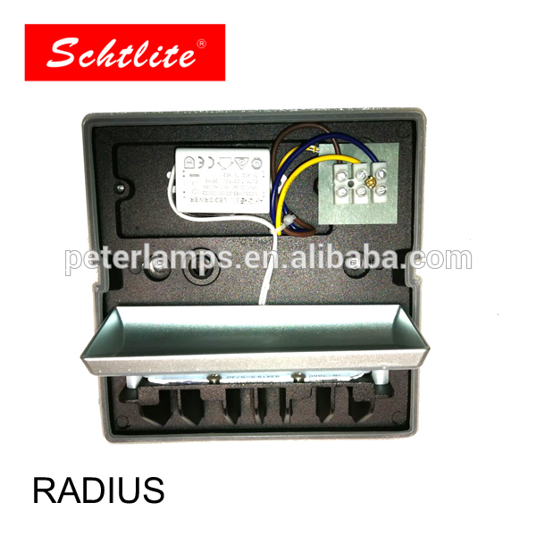 RADIUS popula square 3W CE up down led wall light