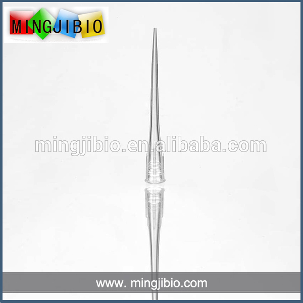 Plastic sterile gilson pipette tips blue white yellow pipette tips 10ul