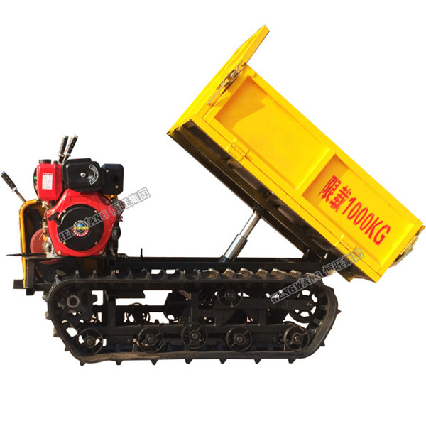 Mini  Rubber Track Hydraulic Self Loading Crawler Mini Dumper