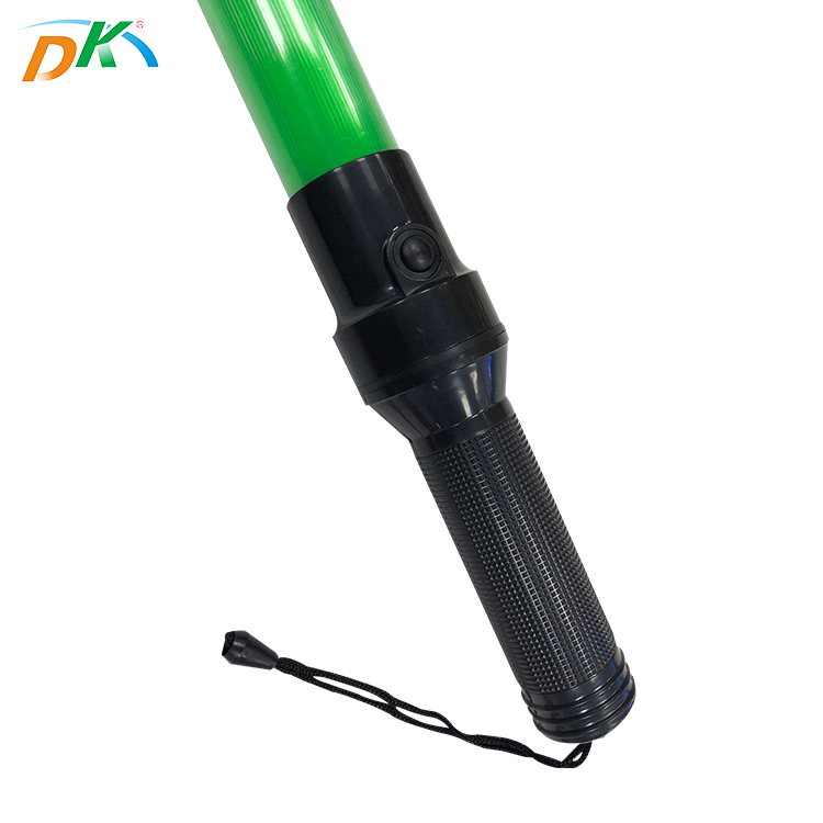 Traffic PVC material warning wand baton led light signal control