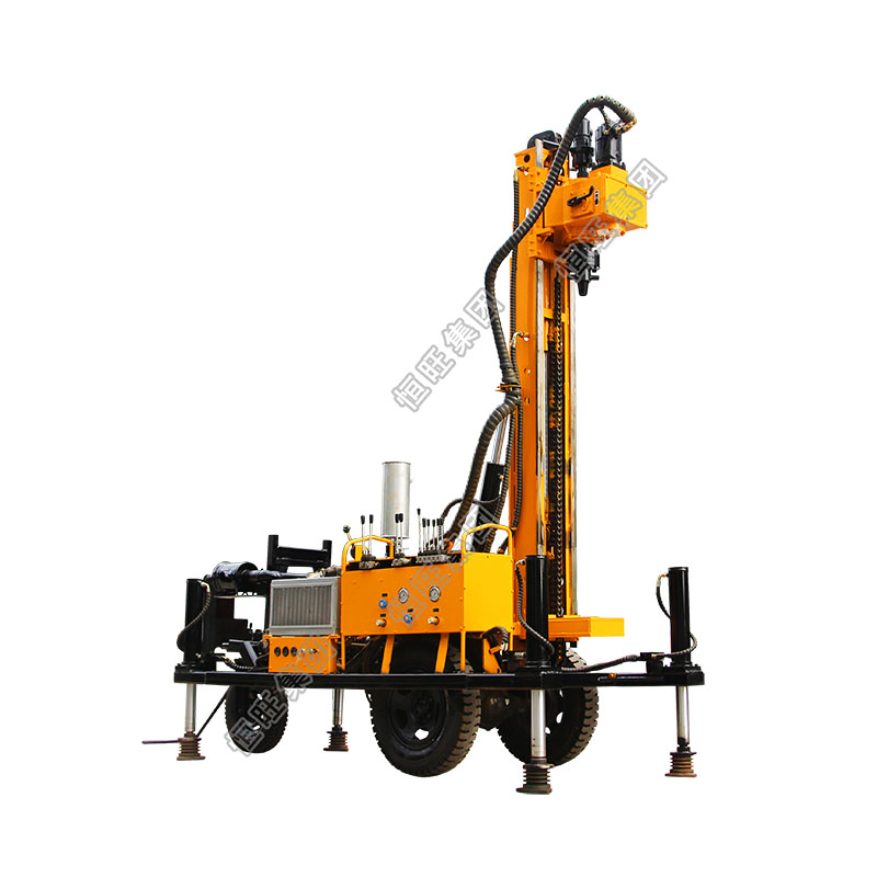portable  air compressor dth water well drilling rig