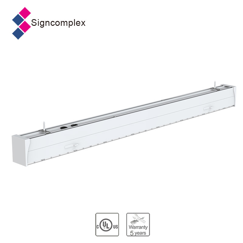 new high lumen 0-10v dimming 40w led linear, led linear light fixture with 5 years warranty
