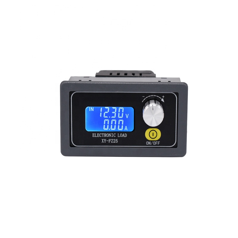 Adjustable dc electronic load module tester 1.5-25v battery capacity test false load constant current discharge