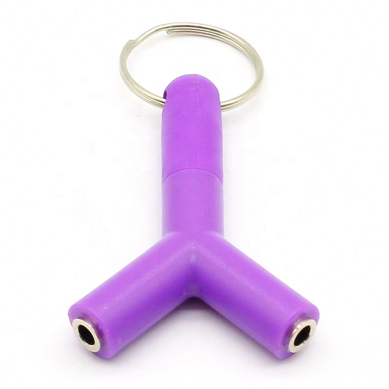 Y Type 3.5mm Headphone Male To Dual Female Audio Cables Headphone Splitter Adapter Plug Stereo Earphone Splitters