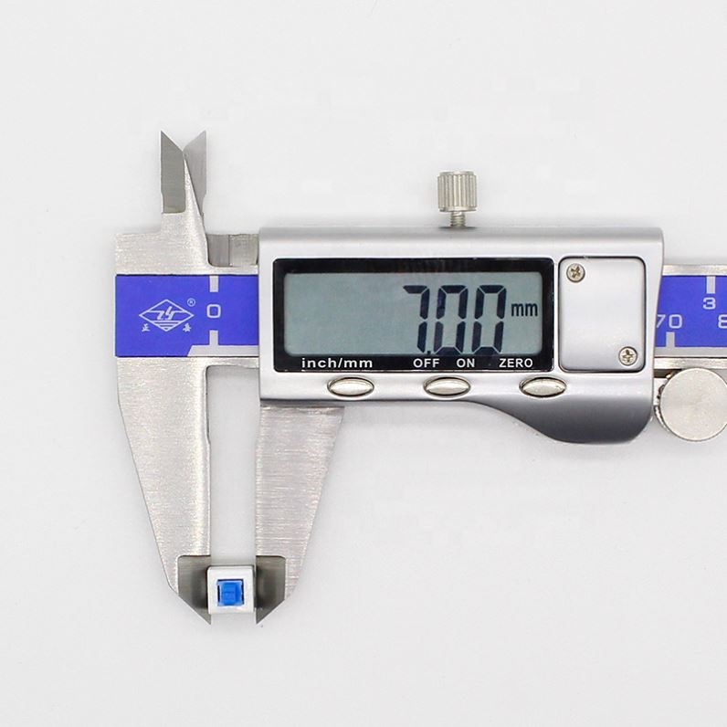 Square 7x7x12mm 6 Pin DPDT Mini Push Button Self-locking Switch G64 Multimeter Switch