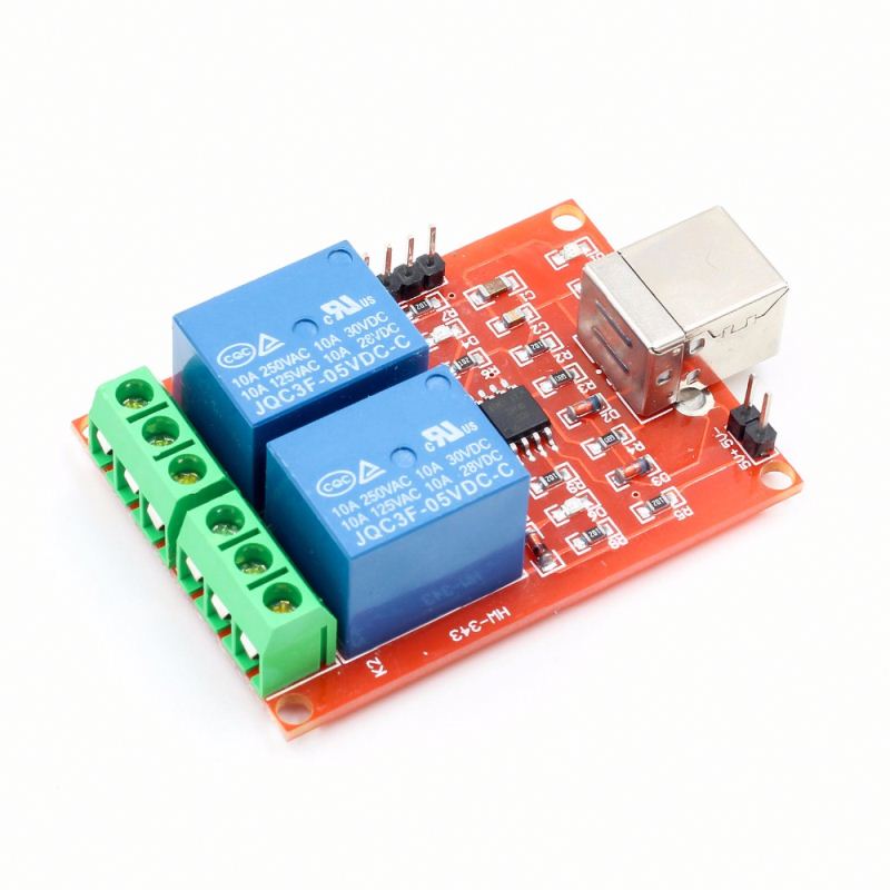 2 Channel 5V Relay Module USB Control Switch / 2 Way 5V Relay Module / Computer Control Switch