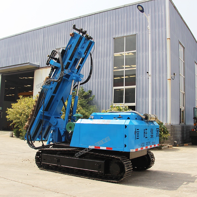 Pneumatic pile hammer driver  machine