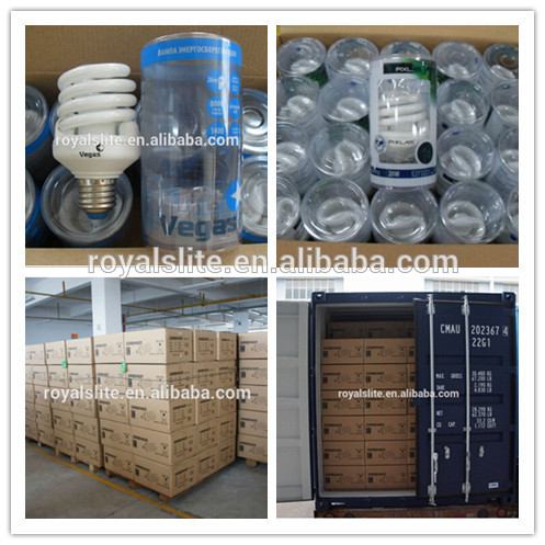 E27 8000hrs full Spiral CFL Lamp