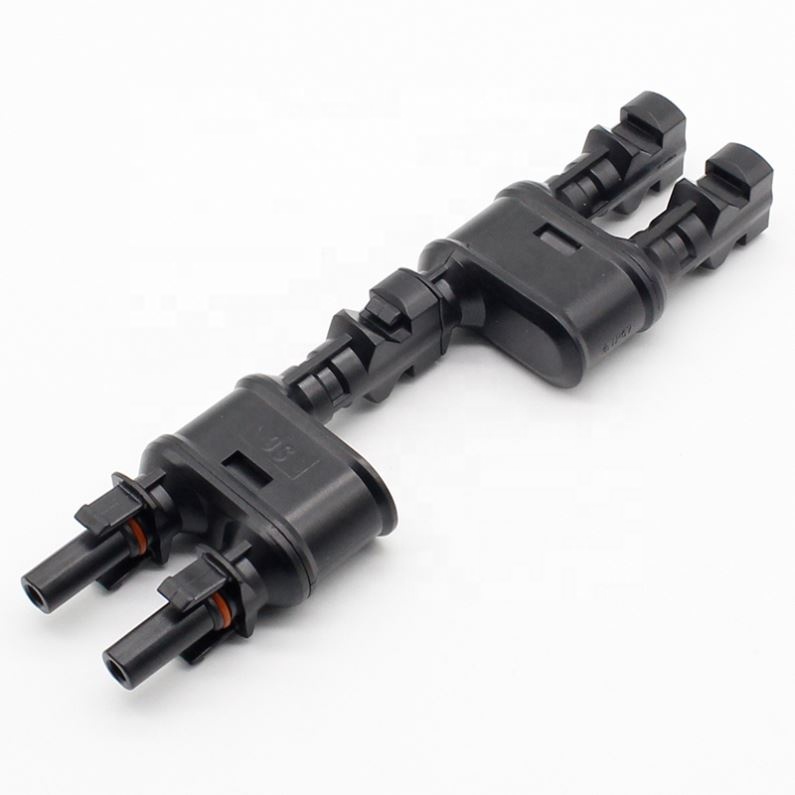 Solar PV MC4 Branch Connectors Solar Energy Adapter Solar Panel MC4 T/ Y Branch Cable Splitter Coupler Combiner MFF FMM