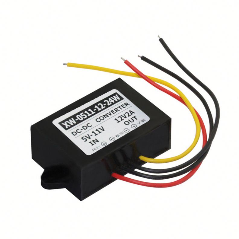5-11V To 12V 2A 24W DC-DC Step-up Converter Plastic Voltage Regulators Stabilizers  For Pumps